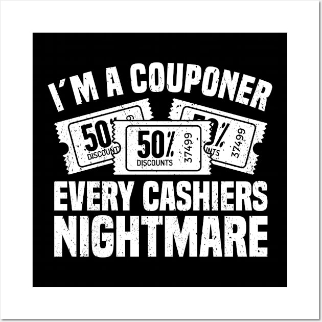 Couponing Funny Couponer Wall Art by medd.art
